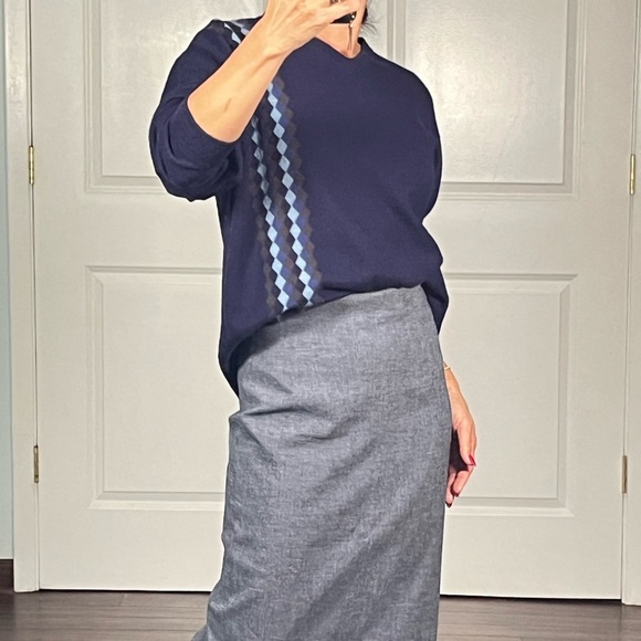 Emanuel Emanuel Ungaro 100% merino wool vintage V neck sweater size M - Picture 6 of 13